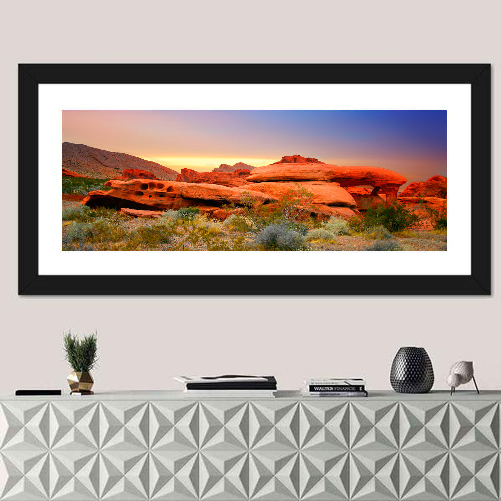 Red Rock Canyon Sunset Wall Art