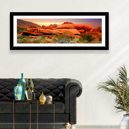Red Rock Canyon Sunset Wall Art
