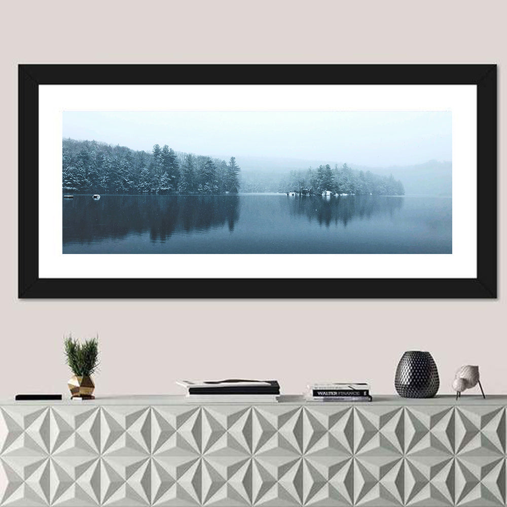 Burr Pond Winter Reflection Wall Art