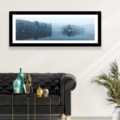 Burr Pond Winter Reflection Wall Art