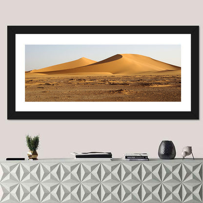 Golden Hour Desert Dunes Wall Art