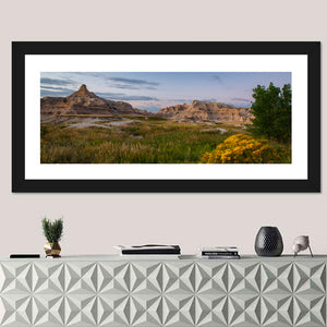 Badlands Mountains Wall Art