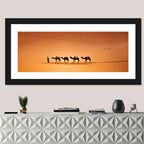Sahara Camel Caravan Wall Art