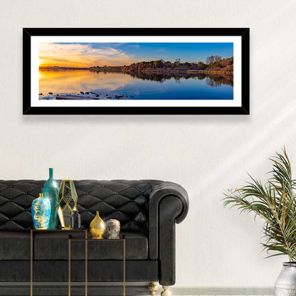 Zorinsky Lake Golden Hour Wall Art