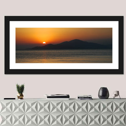 Lake Sevan Sunset Reflection Wall Art