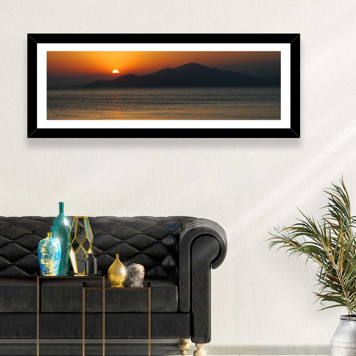 Lake Sevan Sunset Reflection Wall Art