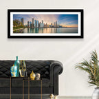 Chicago Skyline at Golden Hour Wall Art