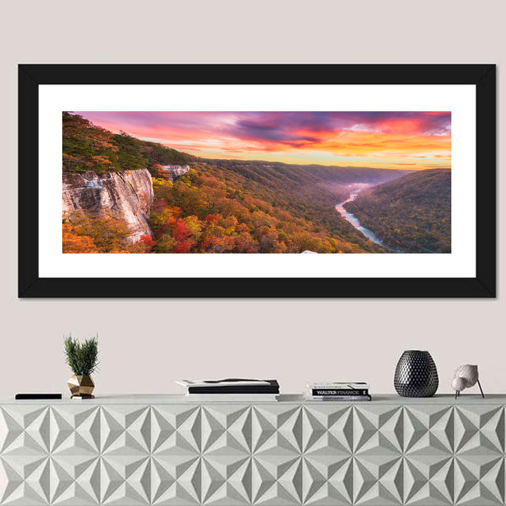 New River Gorge Sunset Wall Art