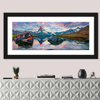 Stellisee Sunrise Reflection Wall Art