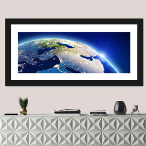 Middle East From Space Wall Art