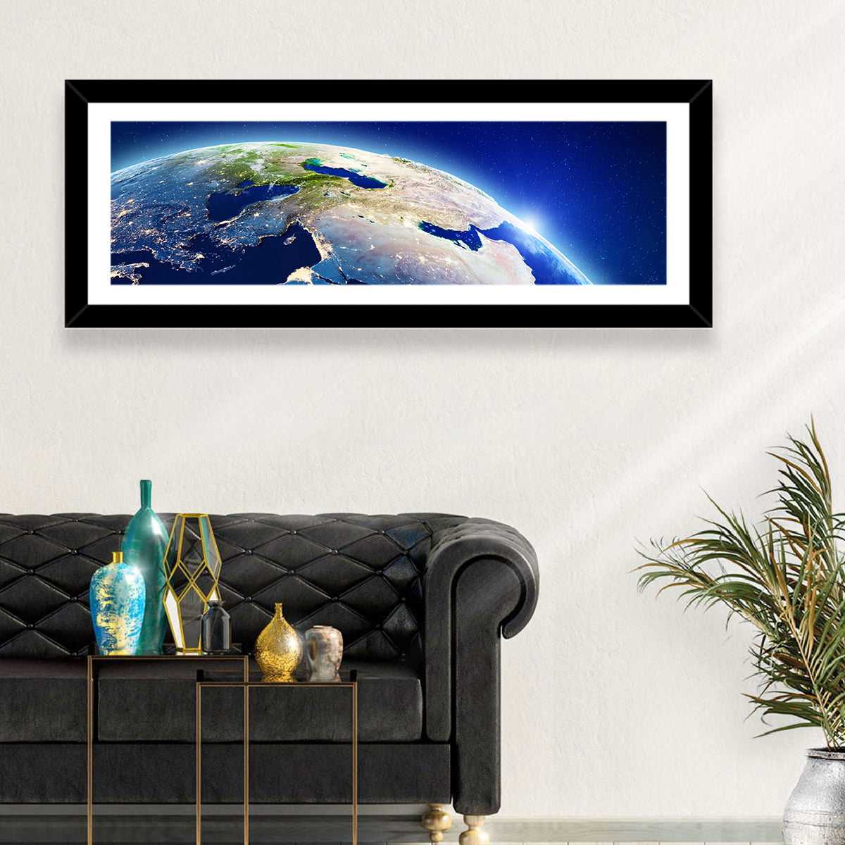 Middle East from Orbit Wall Art