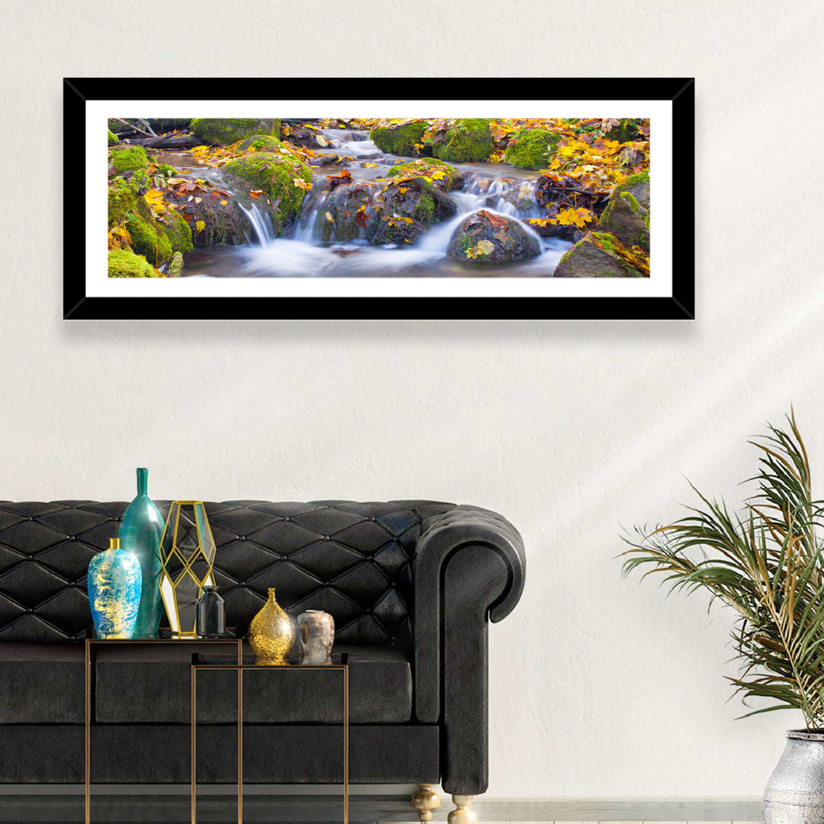Mossy Autumn Stream Wall Art