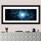 Full Moon Over Forest Wall Art