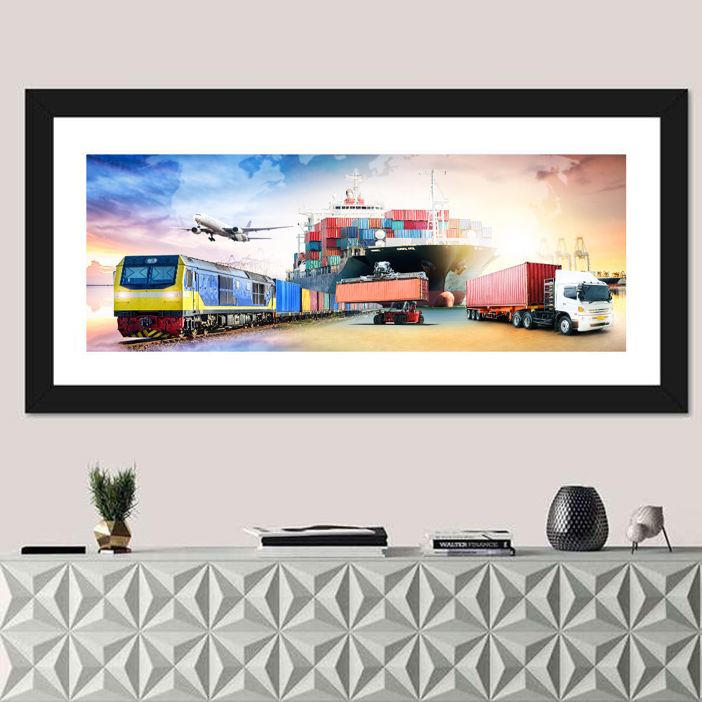 Global Logistics Concept Wall Art