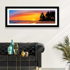 Tropical Beach Sunset Wall Art