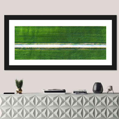 Farm Field Aerial Wall Art