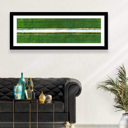 Farm Field Aerial Wall Art