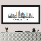 Kansas City Skyline Wall Art