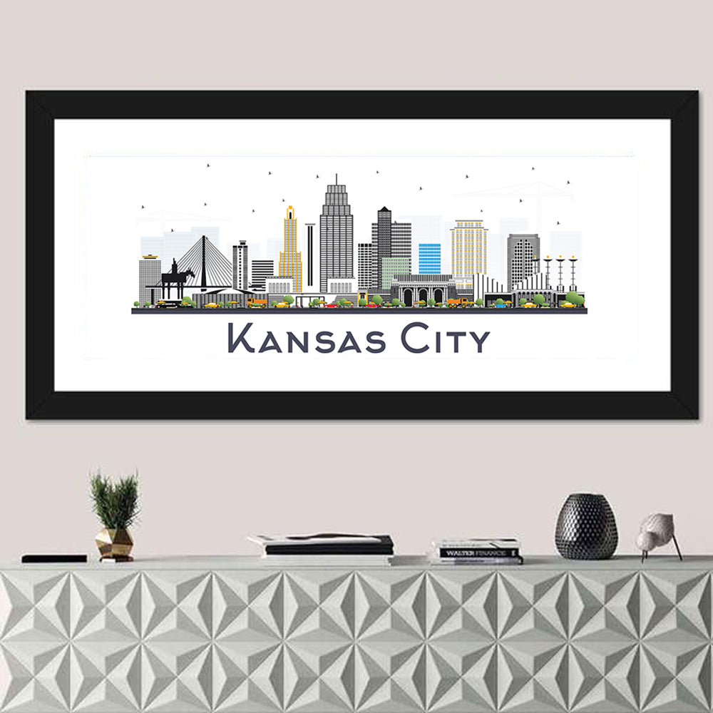 Kansas City Skyline Wall Art