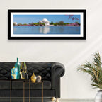 Thomas Jefferson Memorial with Cherry Blossoms Wall Art