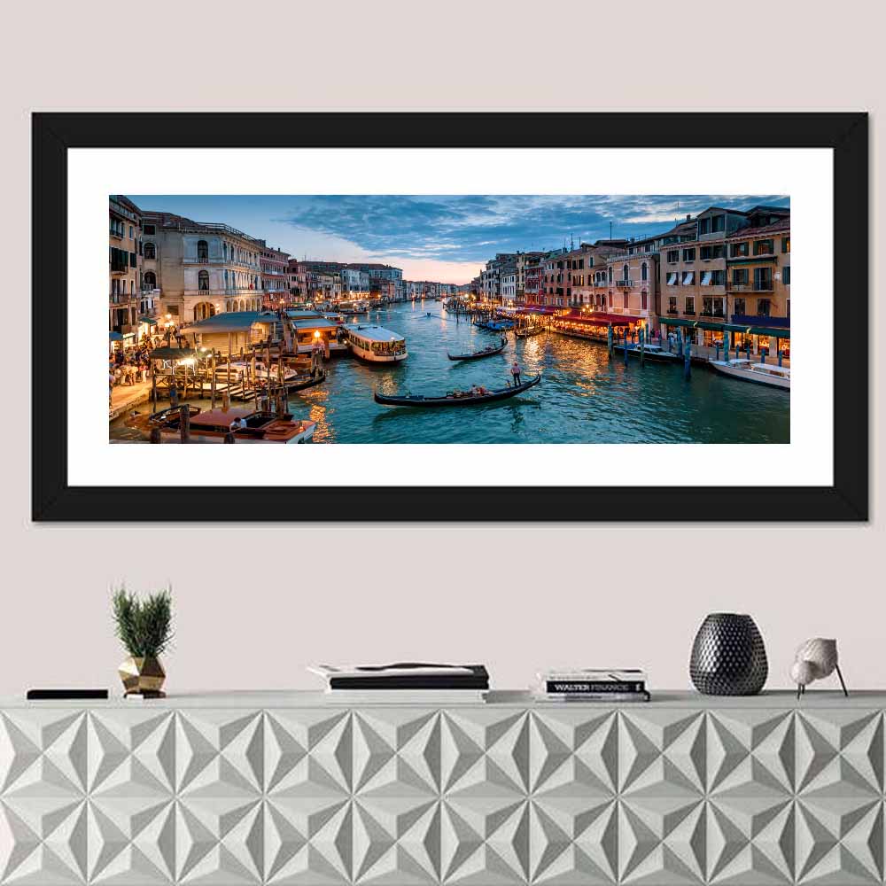 Venice Grand Canal at Dusk Wall Art