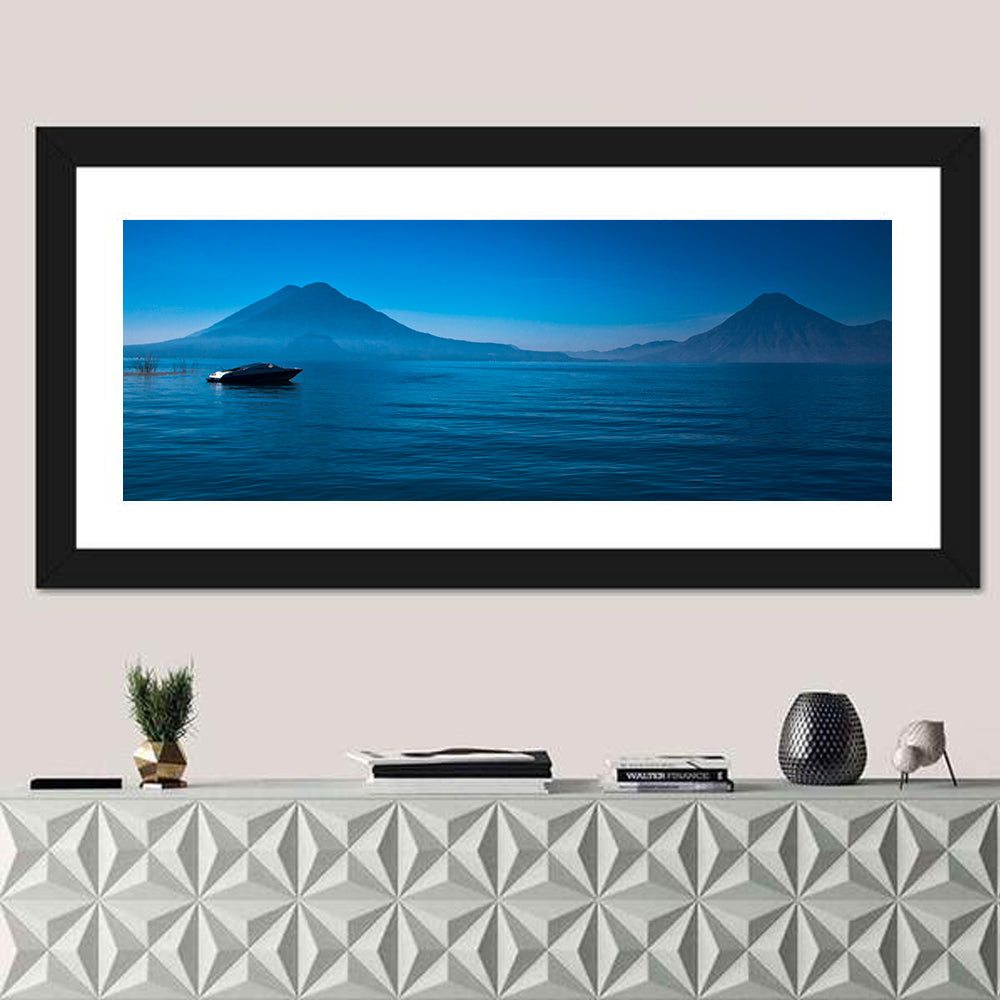 Boat on Lake Atitlán Wall Art