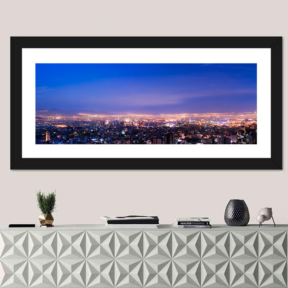 Tehran Nightscape Wall Art