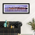Vancouver Skyline at Twilight Wall Art