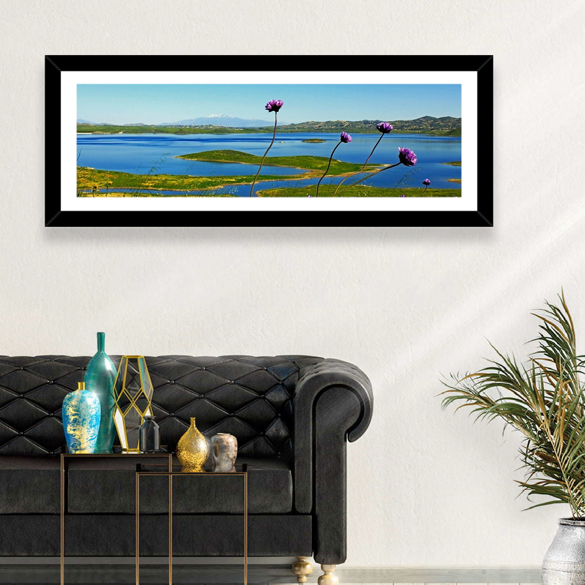 Lake Mathews Wildflower View Wall Art