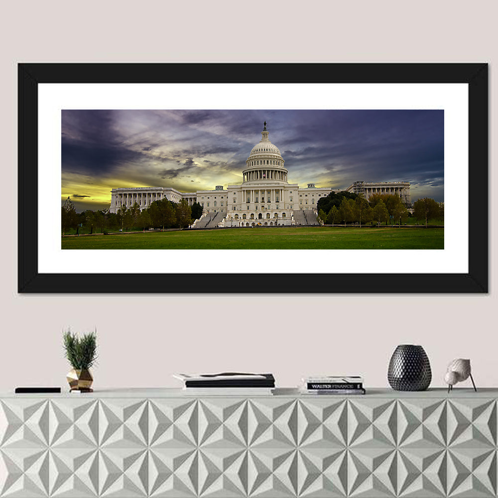 United States Capitol at Dusk Wall Art