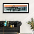 Fairhope Pier at Sunset Wall Art