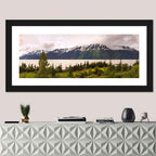 Alaska Mountain Lake View Wall Art