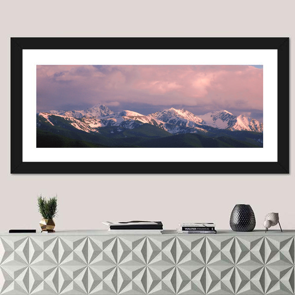 Spanish Peaks Alpenglow Montana Wall Art