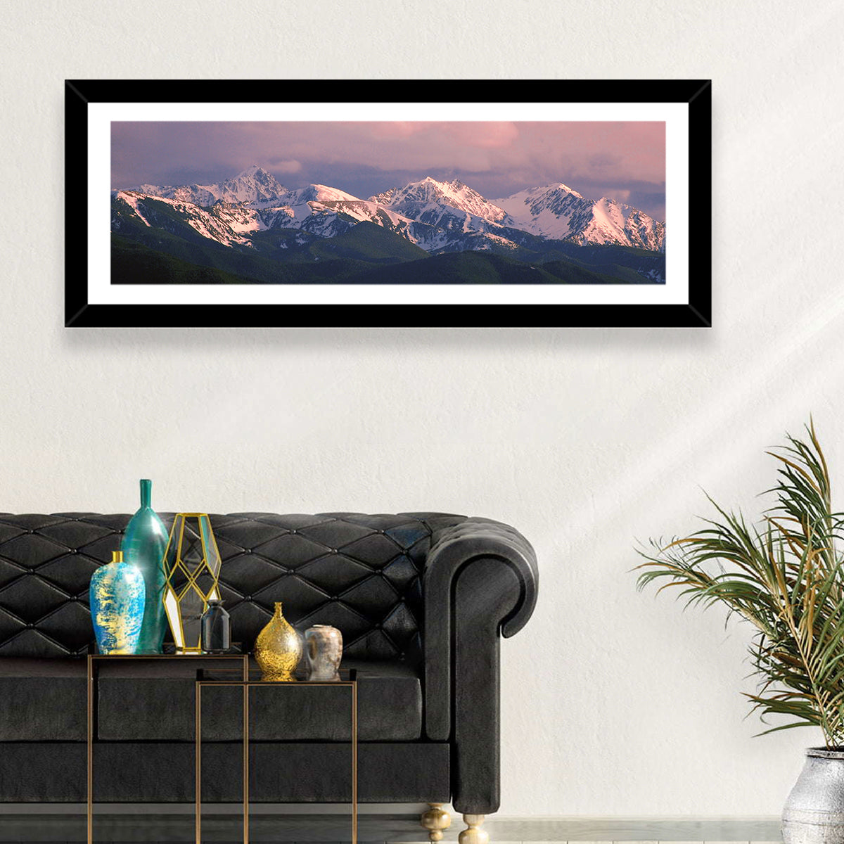 Spanish Peaks Alpenglow Montana Wall Art