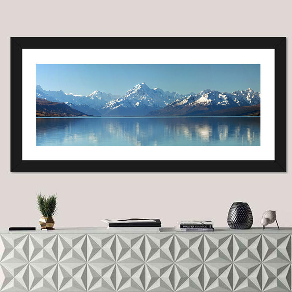 Aoraki Reflection Over Lake Pukaki Wall Art