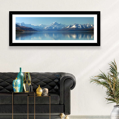 Aoraki Reflection Over Lake Pukaki Wall Art