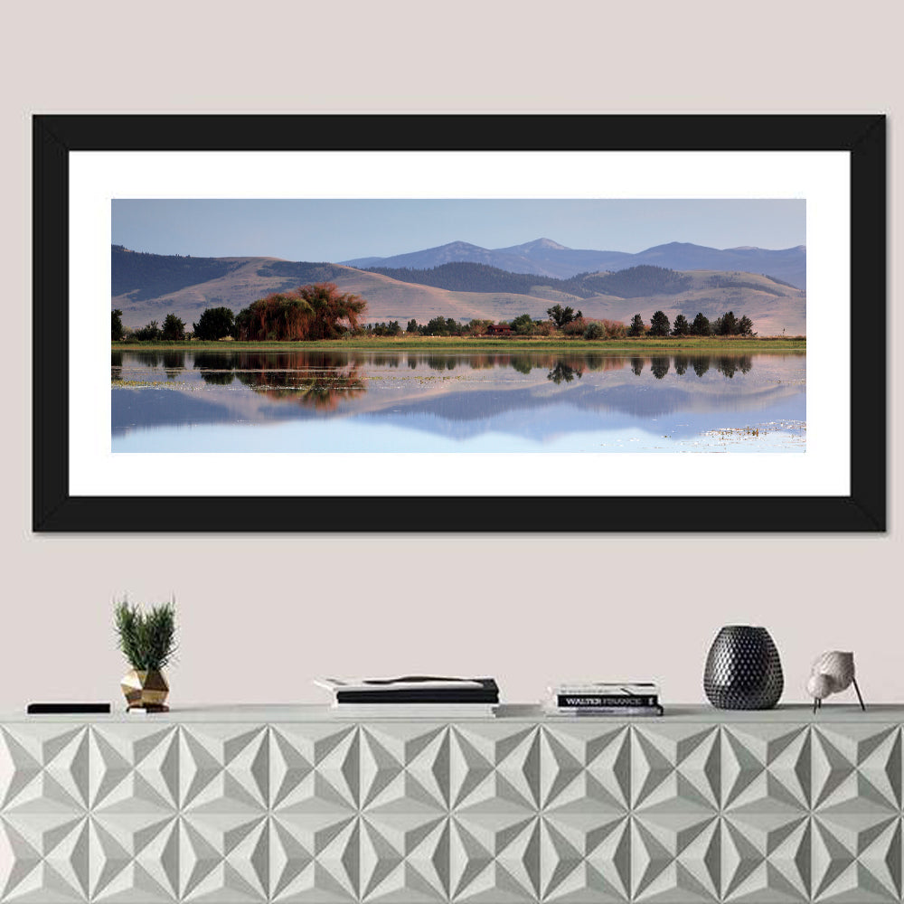 Mission Valley Lake Reflection Wall Art