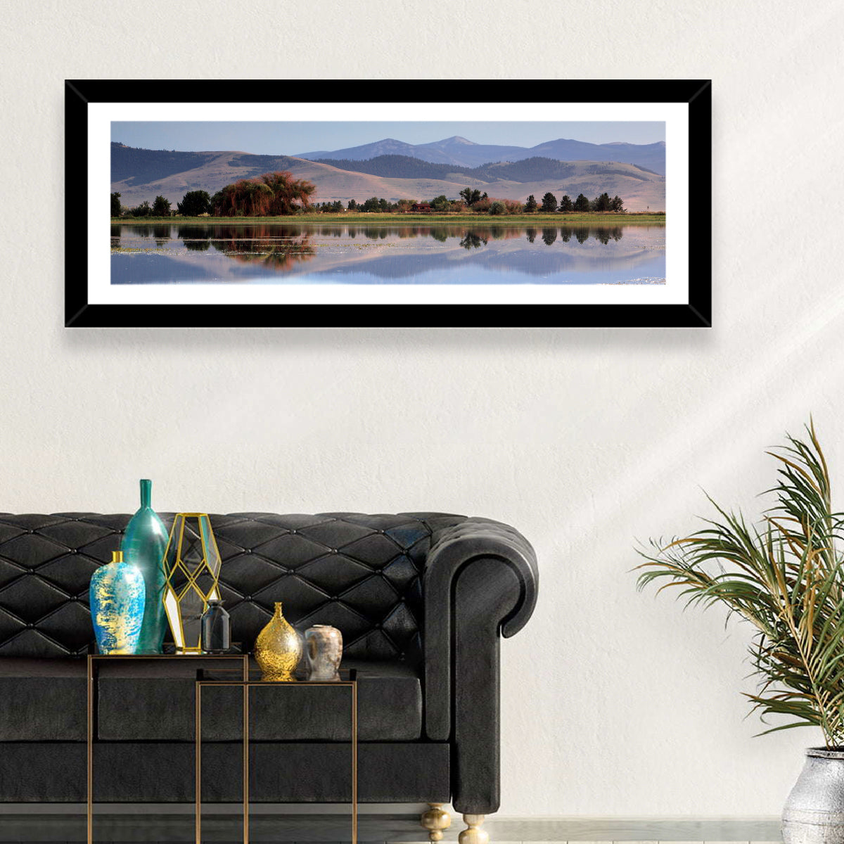 Mission Valley Lake Reflection Wall Art