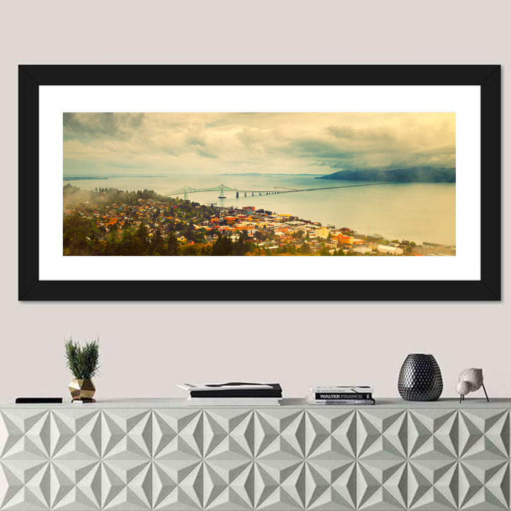 Astoria-megler Bridge Cityscape Wall Art