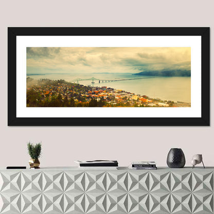 Astoria-megler Bridge Cityscape Wall Art