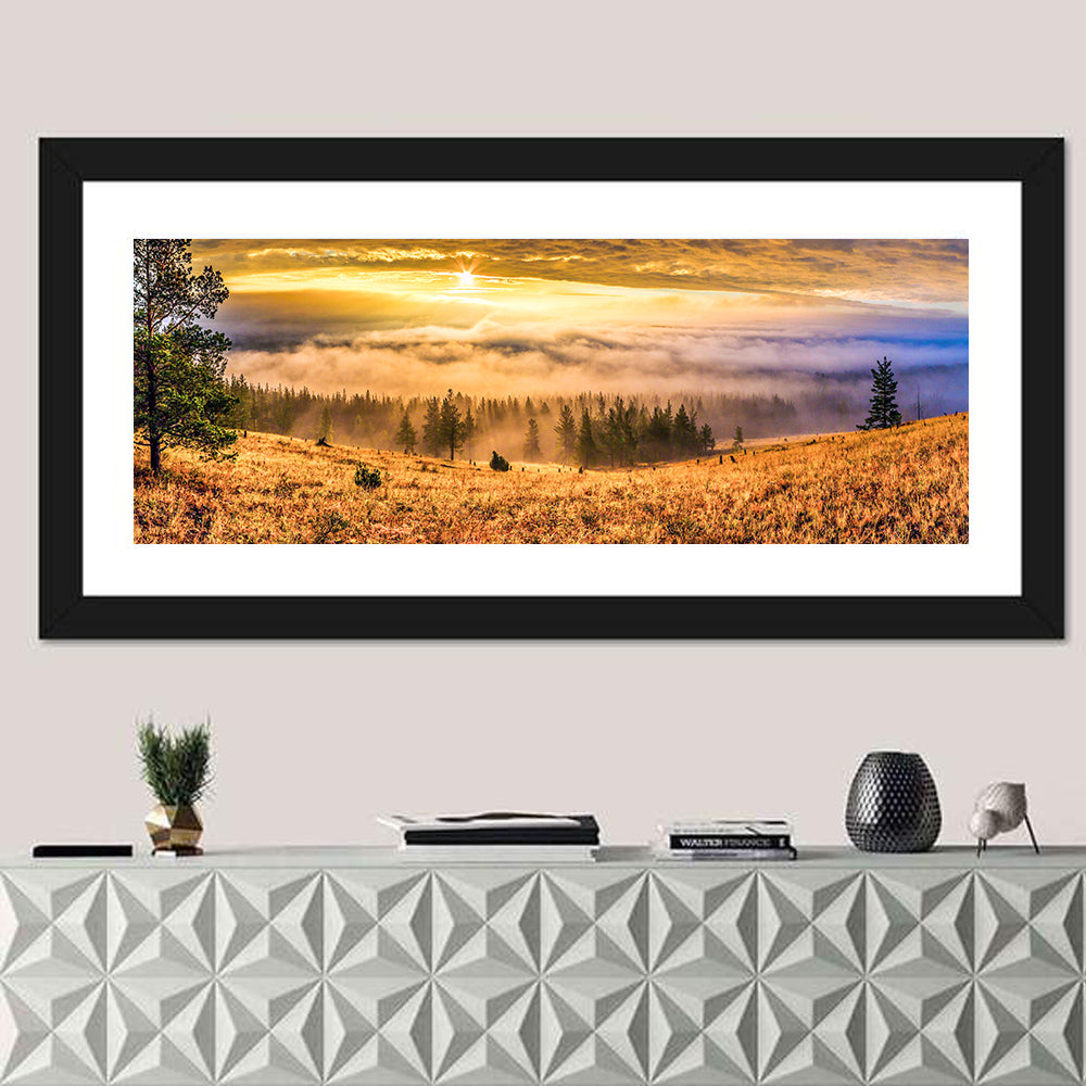 Ural Taiga Sunrise Wall Art