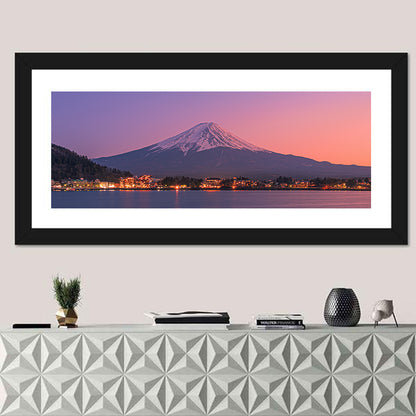 Mount Fuji Over Lake Kawaguchi Wall Art
