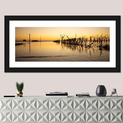 Lake Epecuen Evening Glow Wall Art