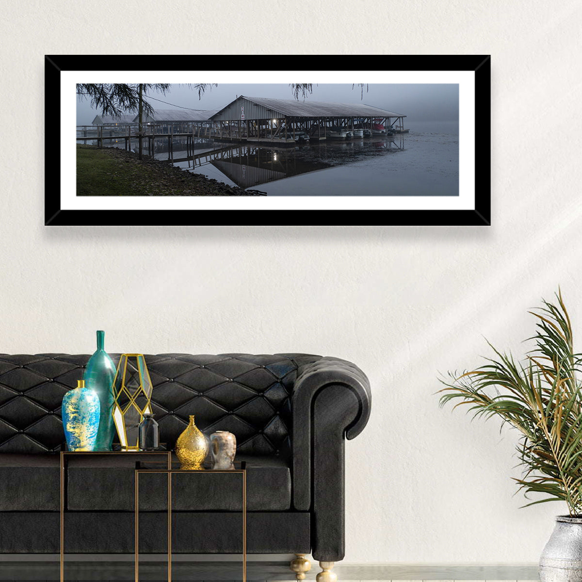 Ozark Beach Resort Boathouse Wall Art