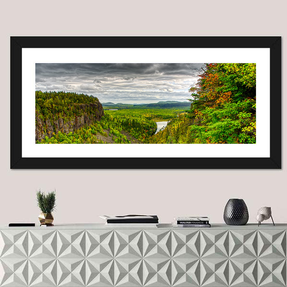 Ouimet Canyon Autumn View Wall Art