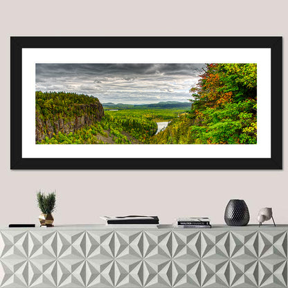 Ouimet Canyon Autumn View Wall Art