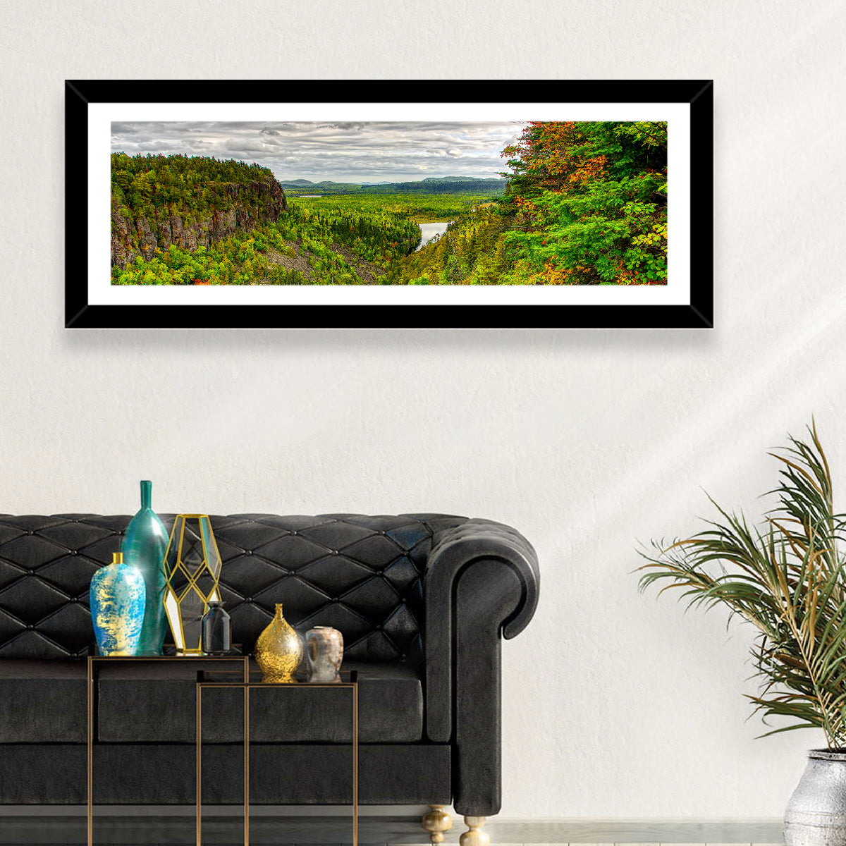 Ouimet Canyon Autumn View Wall Art