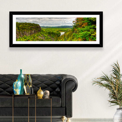 Ouimet Canyon Autumn View Wall Art