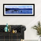 Nahuel Huapi Lake with Wooden Pilings Wall Art