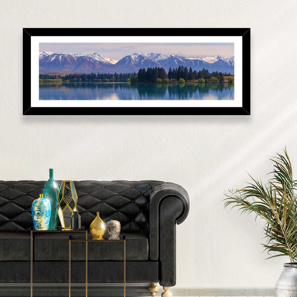 Ruataniwha Lake Reflection Wall Art